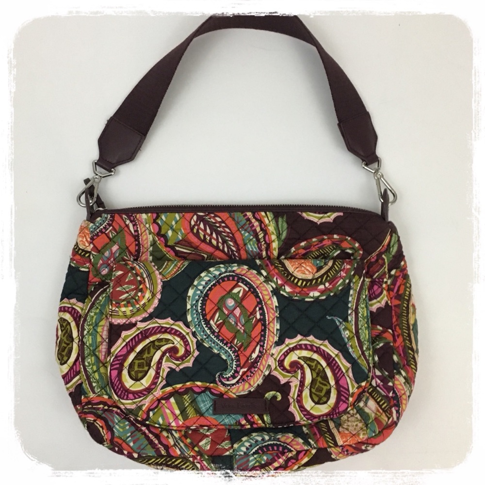 Vera Bradley Multi Color Paisley Print Purse